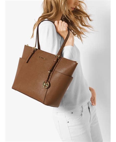 michael kors handbag east west top zip tote|Michael Kors east west handbag.